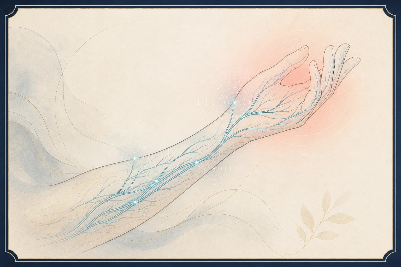 Calm patient education illustration for Complex regional pain syndrome