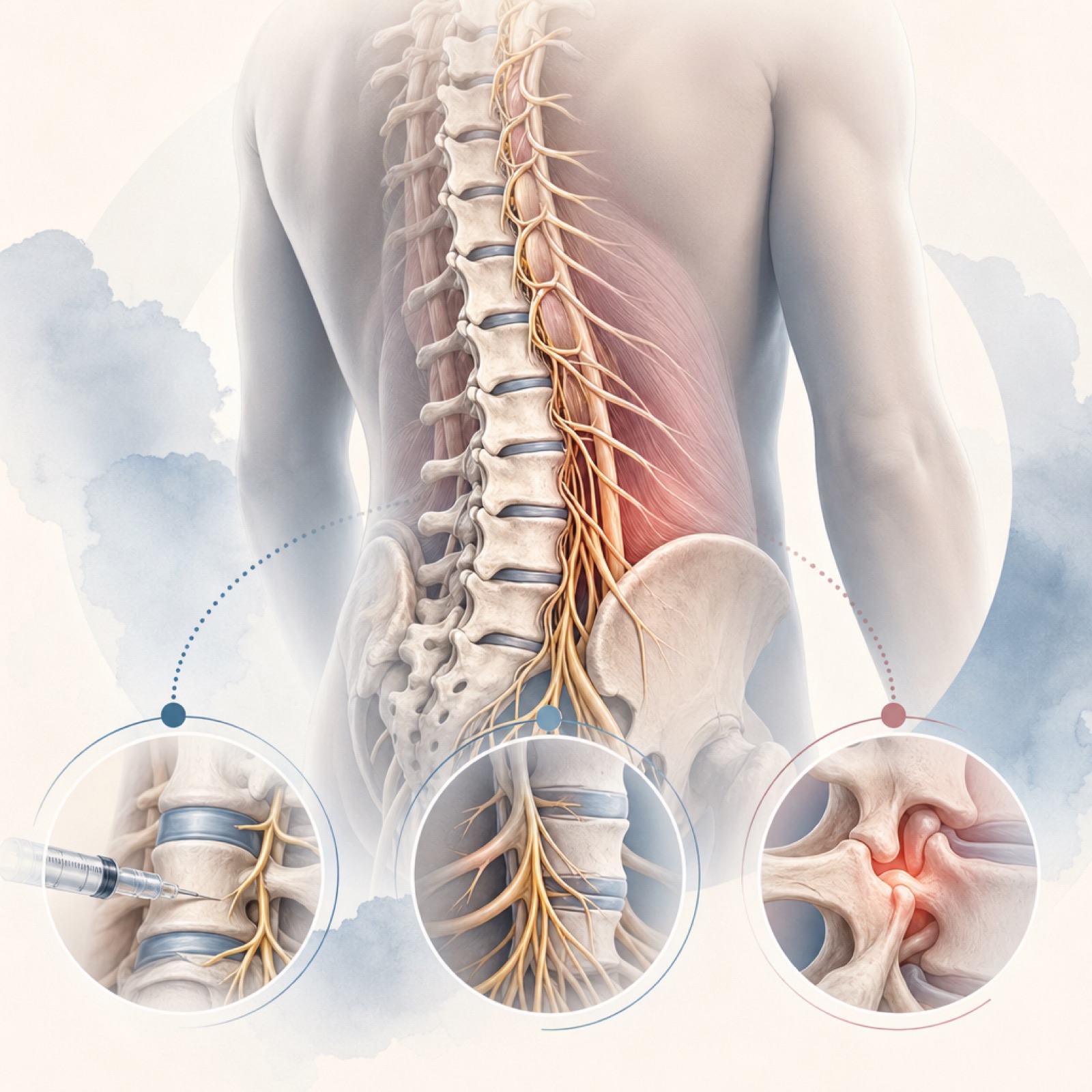 Illustration for Back Pain Treatments