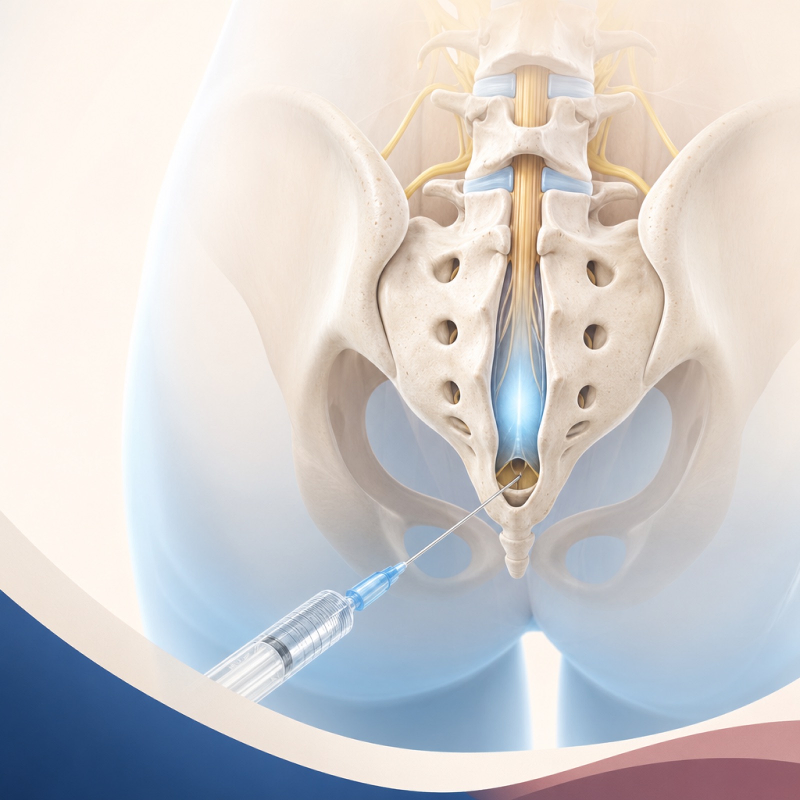 Illustration for Caudal Steroid Injection
