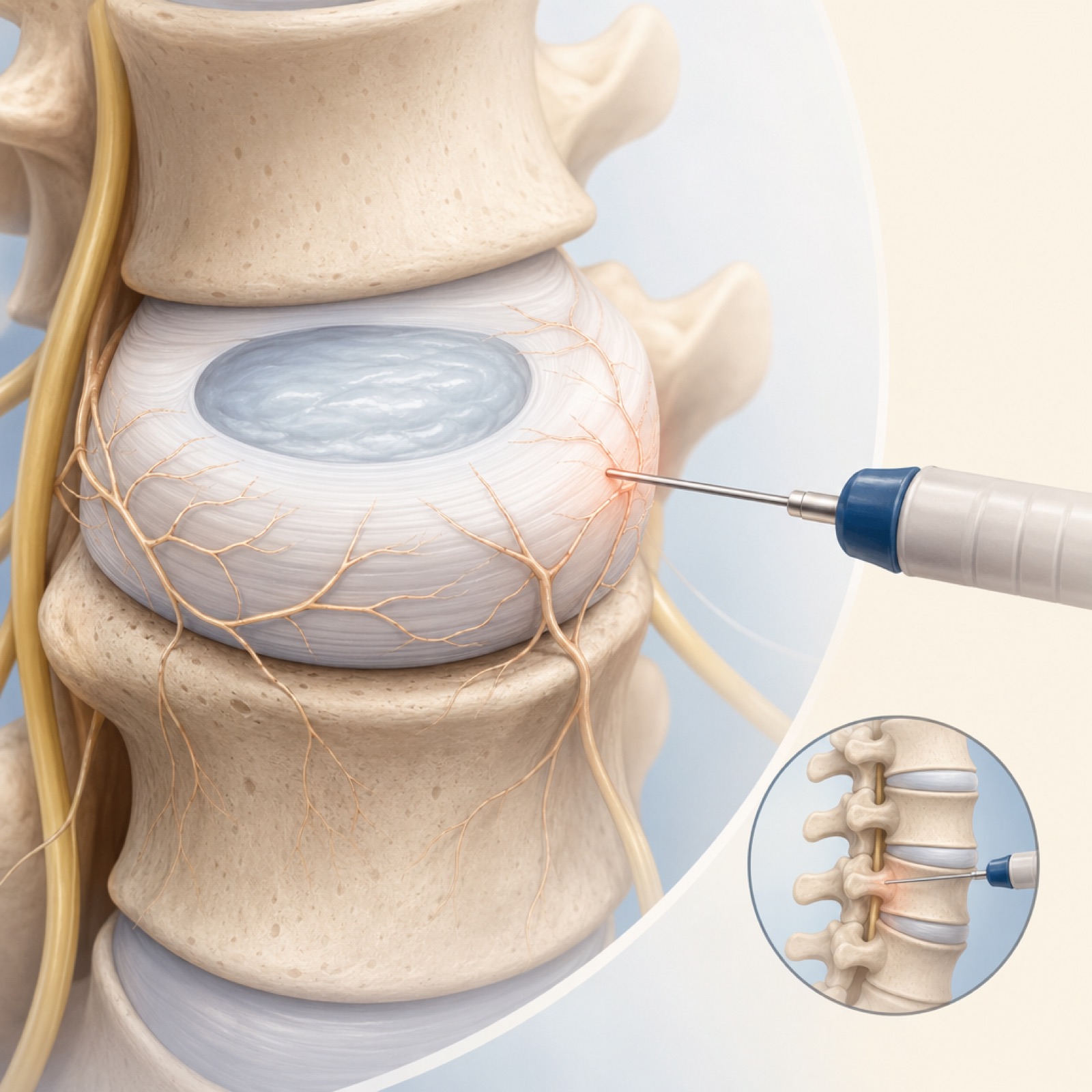 Illustration for Disc Denervation