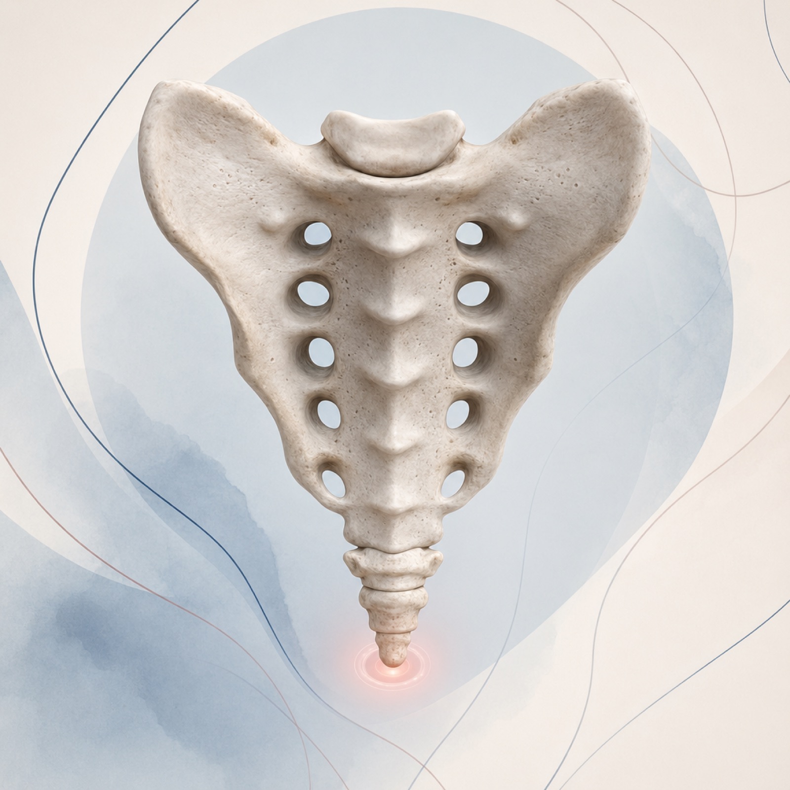 Illustration for Ganglion Impar Block