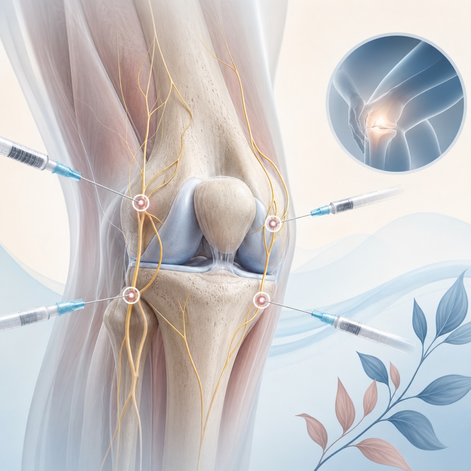 Illustration for Genicular Nerve Block