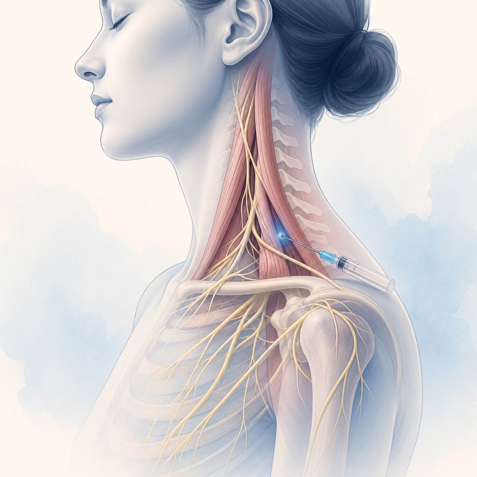 Illustration for Interscalene Block