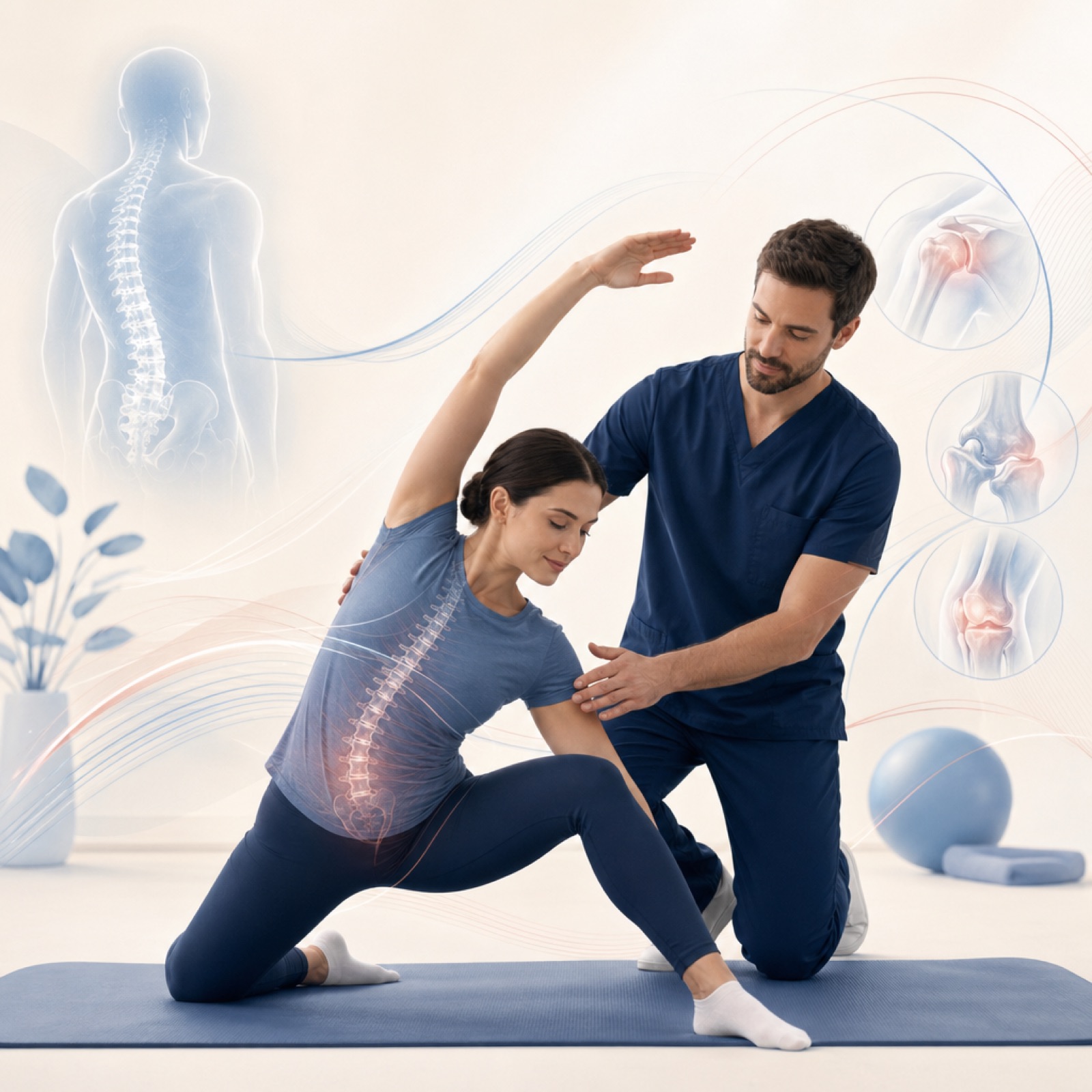 Illustration for Physical Therapy Exercise