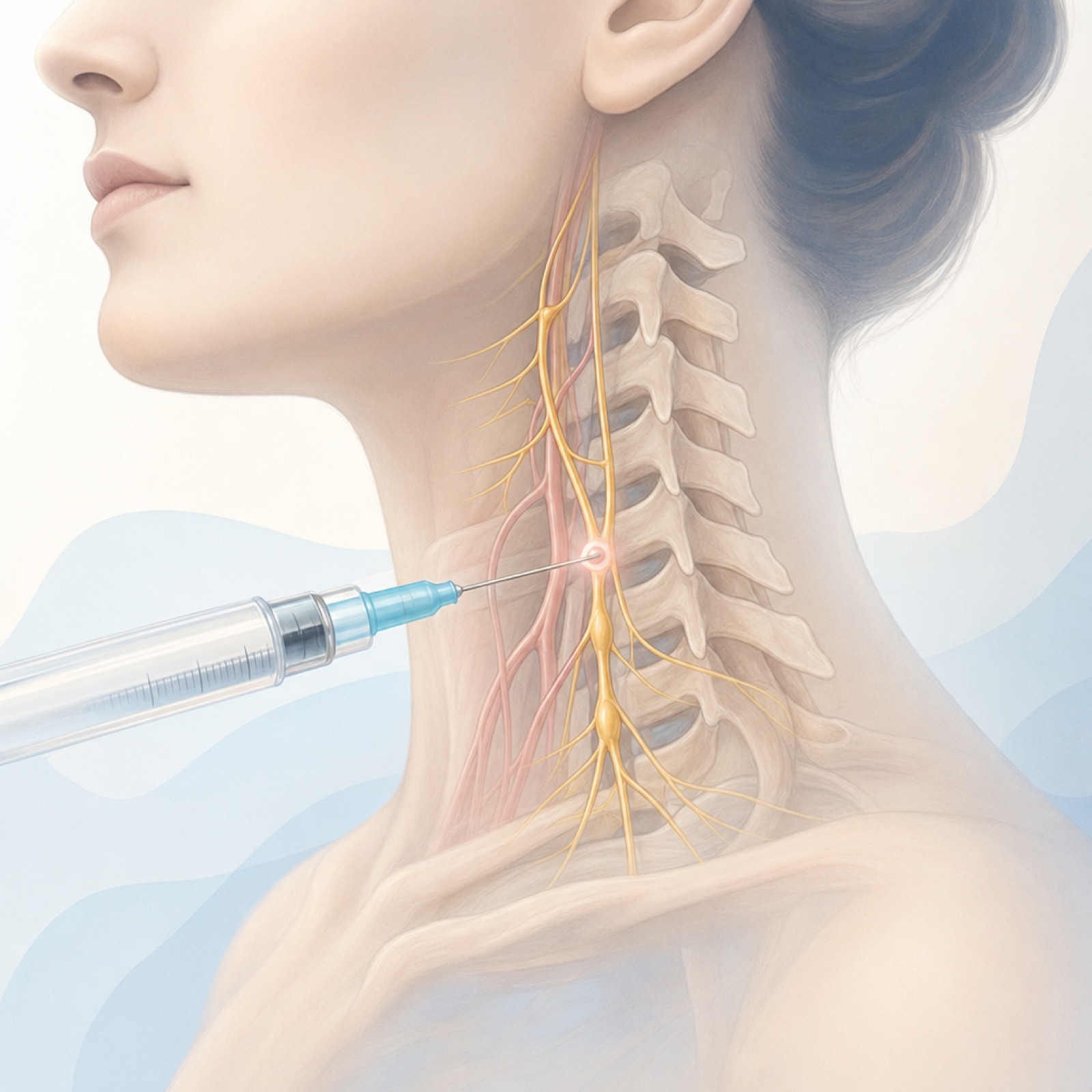 Illustration for Stellate Ganglion Block