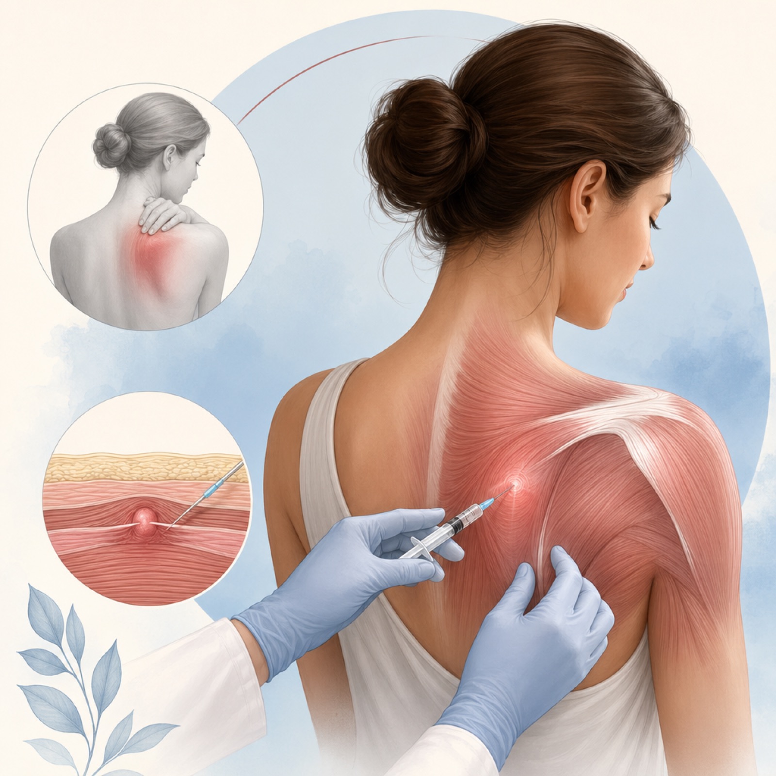 Illustration for Trigger Point Injections